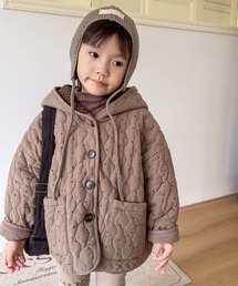 aimoha（アイモハ）の「【aimoha-KIDS-】フード付きキルティングジャケット (AW)（その他アウター）」