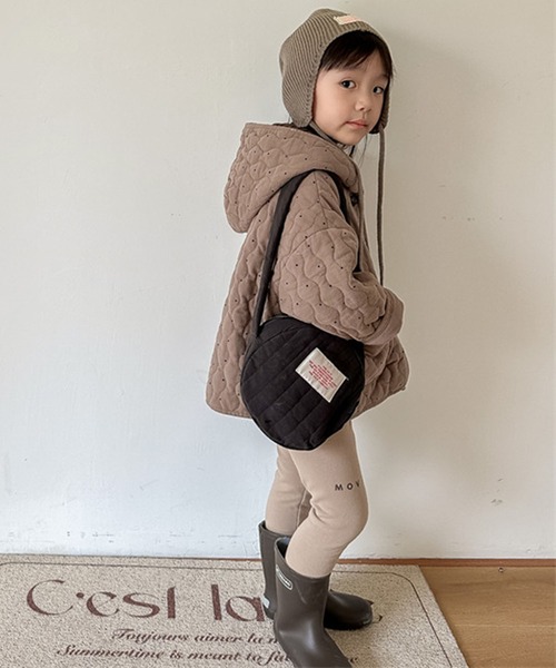 aimoha(アイモハ)の「【aimoha-KIDS-】フード付きキルティングジャケット (AW)(その他アウター・キッズ・オフホワイト/ブラウン/ベージュ・90/100/110/120/80/130)」の11枚目の写真