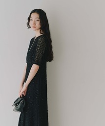 kaene（カエン）の「スパンコールレースドレス【結婚式 二次会 同窓会 成人式 パーティードレス】（ドレス）」