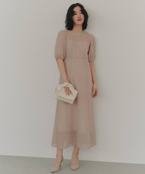 美品❣️ kaene スパンコールドレス kaene ドレス 「kaene」スパンコール刺繍ドレス/ワンピース/結婚式