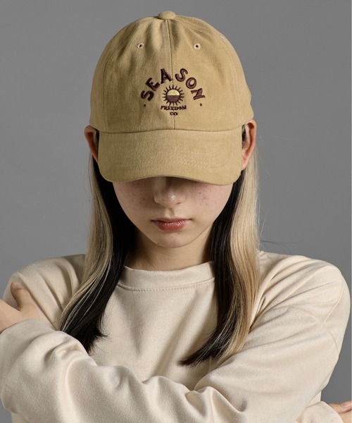 CALIFORNIA OUTFITTERS(カリフォルニア アウトフィッターズ)の「2-11D33 SEASON CAP(キャップ・メンズ・ブラック/ベージュ/ネイビー/ブラウン・ONESIZE)」の1枚目の写真