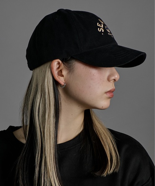 CALIFORNIA OUTFITTERS(カリフォルニア アウトフィッターズ)の「2-11D33 SEASON CAP(キャップ・メンズ・ブラック/ベージュ/ネイビー/ブラウン・ONESIZE)」の7枚目の写真