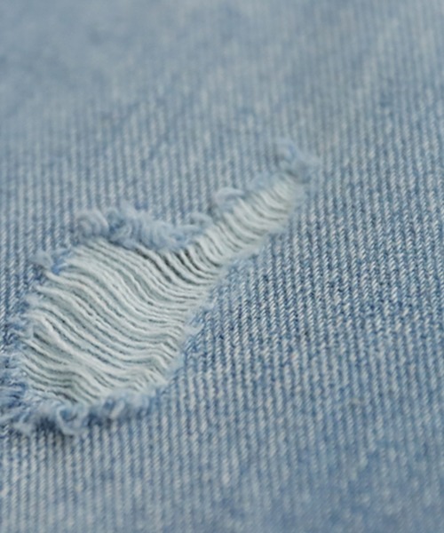 antiqua(アンティカ)の「ダメージデニムスカート(デニムスカート・レディース・インディゴブルー/ブルー系その他/ライトブルー・ONESIZE)」の12枚目の写真