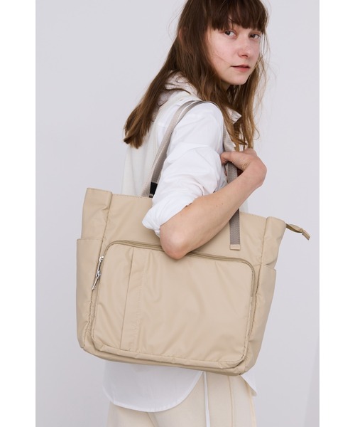 フェイクレザーマルチウェイマザーズバッグ / キャリーオンバッグ