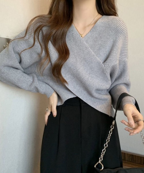 SPIGA（スピーガ）の「ｶｼｭｸｰﾙﾆｯﾄﾄｯﾌﾟｽ（ニット/セーター・レディース・レッド/ピンク/ホワイト/ブラック/グレー・FREE）」の4枚目の写真