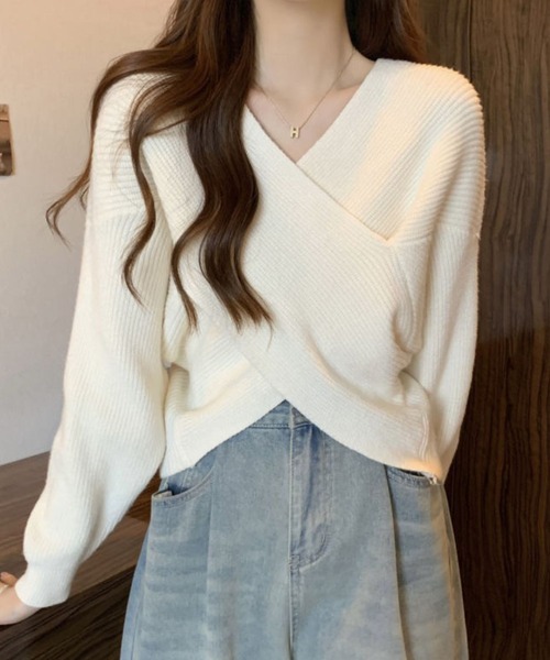 SPIGA（スピーガ）の「ｶｼｭｸｰﾙﾆｯﾄﾄｯﾌﾟｽ（ニット/セーター・レディース・レッド/ピンク/ホワイト/ブラック/グレー・FREE）」の2枚目の写真