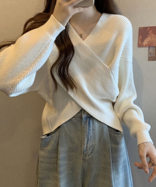 SPIGA（スピーガ）の「ｶｼｭｸｰﾙﾆｯﾄﾄｯﾌﾟｽ（ニット/セーター・レディース・レッド/ピンク/ホワイト/ブラック/グレー・FREE）」の11枚目の写真