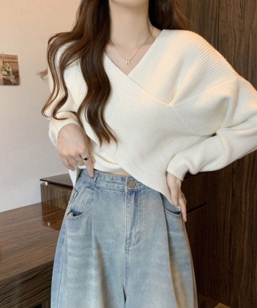 SPIGA（スピーガ）の「ｶｼｭｸｰﾙﾆｯﾄﾄｯﾌﾟｽ（ニット/セーター・レディース・レッド/ピンク/ホワイト/ブラック/グレー・FREE）」の13枚目の写真