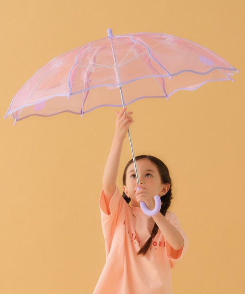 Wpc.（ダブリュピーシー）の「【公式オンライン限定】［ビニール傘］キッズ雨傘 ウェービーアンブレラ 子ども用 Wpc.（長傘・キッズ・イエロー/ピンク/ブルー・FREE）」の3枚目の写真