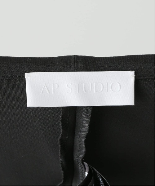 AP STUDIO(エーピーストゥディオ)の「エラスティックパンツ(スラックス・レディース・アイボリー/ブラック・38/36/34)」の16枚目の写真