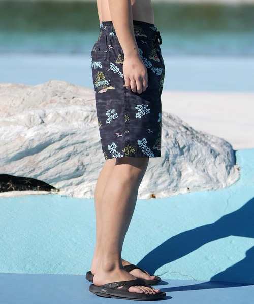 Quiksilver（クイックシルバー）の「QUIKSILVER/クイックシルバー ボードショーツ/水着/サーフパンツ/海パン 19インチ QBS251001（水着・メンズ・ピンク/ブラック×グリーン/ブラック×ブルー・S/M/L/XL）」の18枚目の写真