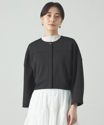【接触冷感/UV効果/セットアップ対応】ショートフォルムジャケット