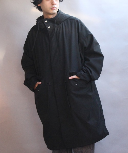 ８(eight)（エイト）の「モッズコート（モッズコート・メンズ・オリーブ/ブラック・MEDIUM/LARGE）」の3枚目の写真