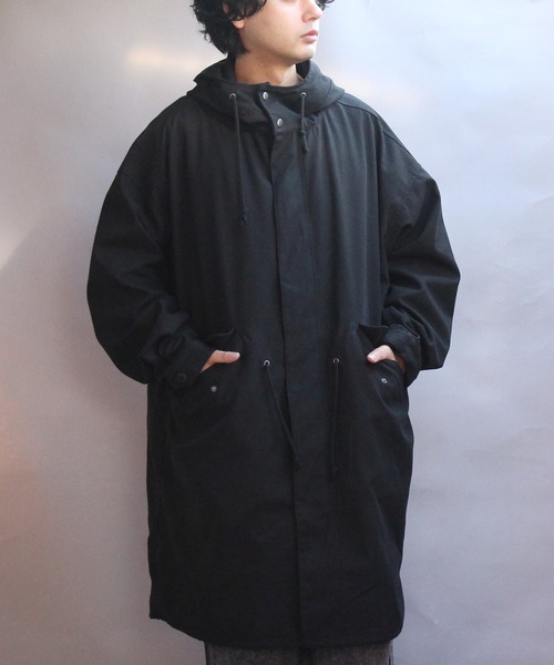 ８(eight)（エイト）の「モッズコート（モッズコート・メンズ・オリーブ/ブラック・MEDIUM/LARGE）」の4枚目の写真