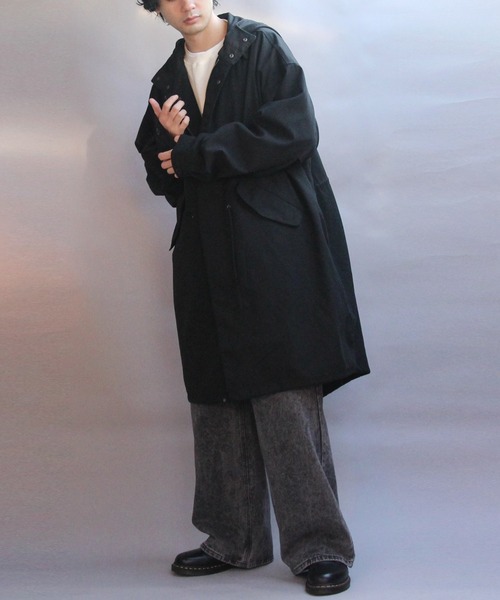 ８(eight)（エイト）の「モッズコート（モッズコート・メンズ・オリーブ/ブラック・MEDIUM/LARGE）」の5枚目の写真