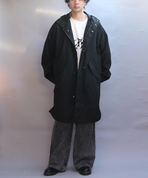 ８(eight)（エイト）の「モッズコート（モッズコート・メンズ・オリーブ/ブラック・MEDIUM/LARGE）」の6枚目の写真