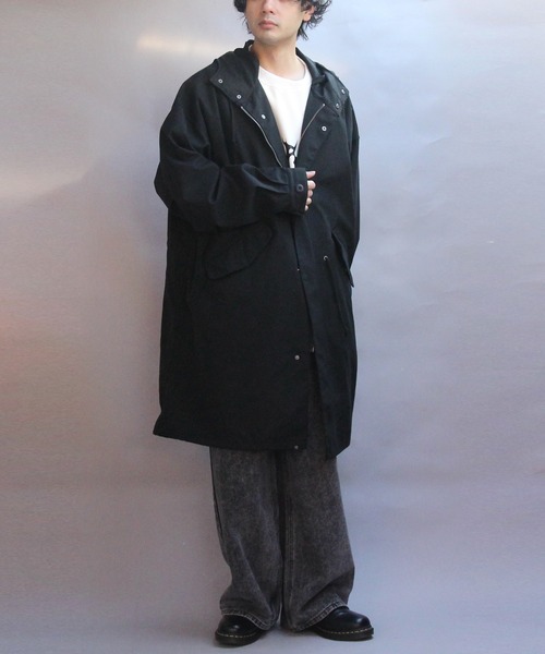 ８(eight)（エイト）の「モッズコート（モッズコート・メンズ・オリーブ/ブラック・MEDIUM/LARGE）」の8枚目の写真