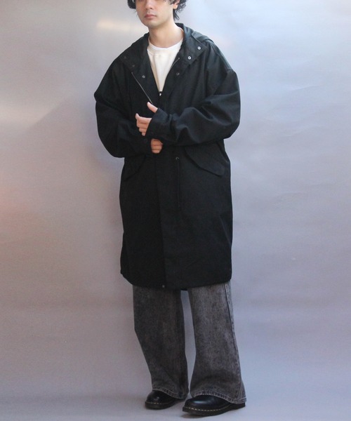 ８(eight)（エイト）の「モッズコート（モッズコート・メンズ・オリーブ/ブラック・MEDIUM/LARGE）」の10枚目の写真