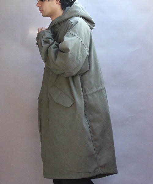 ８(eight)（エイト）の「モッズコート（モッズコート・メンズ・オリーブ/ブラック・MEDIUM/LARGE）」の12枚目の写真