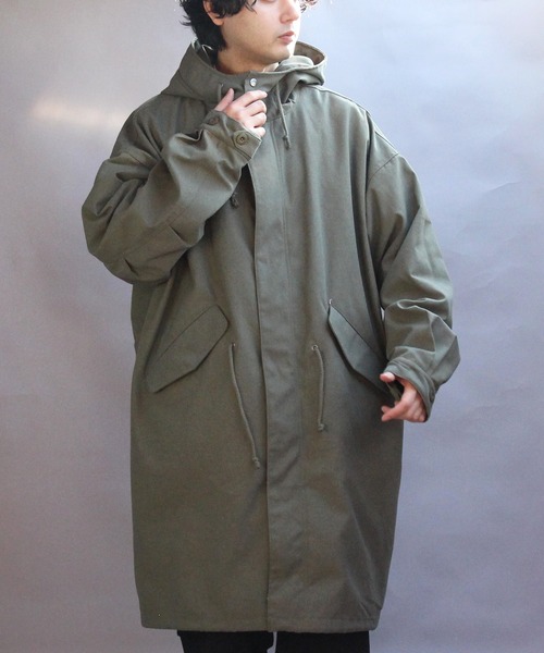 ８(eight)（エイト）の「モッズコート（モッズコート・メンズ・オリーブ/ブラック・MEDIUM/LARGE）」の13枚目の写真