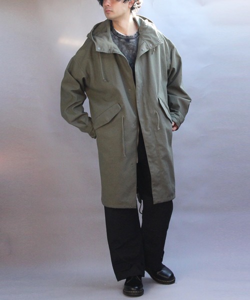 ８(eight)（エイト）の「モッズコート（モッズコート・メンズ・オリーブ/ブラック・MEDIUM/LARGE）」の14枚目の写真