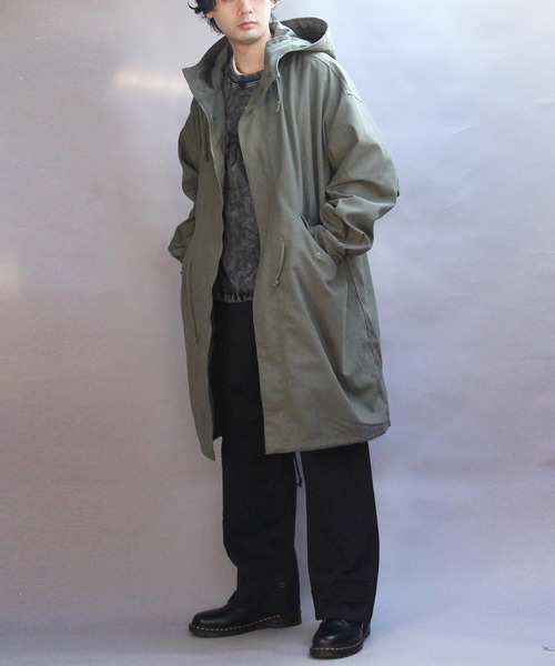 ８(eight)（エイト）の「モッズコート（モッズコート・メンズ・オリーブ/ブラック・MEDIUM/LARGE）」の15枚目の写真