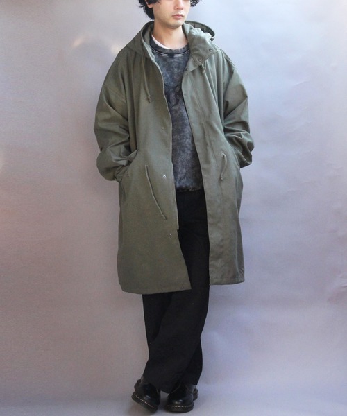 ８(eight)（エイト）の「モッズコート（モッズコート・メンズ・オリーブ/ブラック・MEDIUM/LARGE）」の16枚目の写真