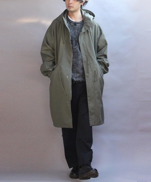 ８(eight)（エイト）の「モッズコート（モッズコート・メンズ・オリーブ/ブラック・MEDIUM/LARGE）」の17枚目の写真