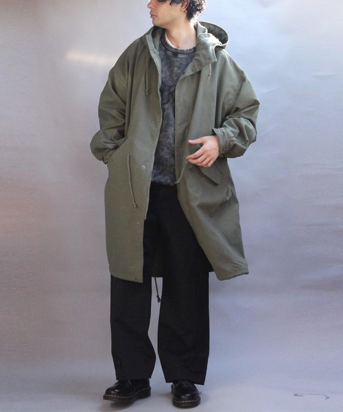 ８(eight)（エイト）の「モッズコート（モッズコート・メンズ・オリーブ/ブラック・MEDIUM/LARGE）」の19枚目の写真