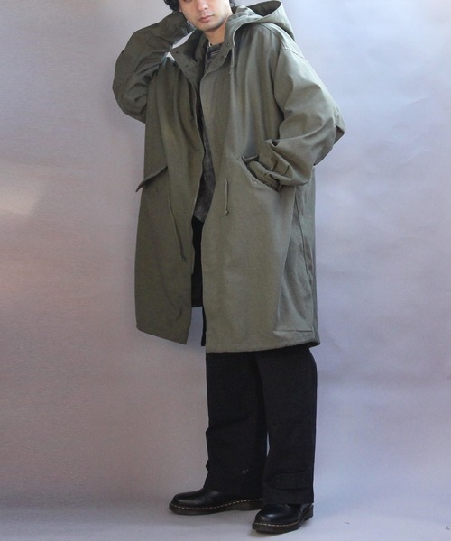 ８(eight)（エイト）の「モッズコート（モッズコート・メンズ・オリーブ/ブラック・MEDIUM/LARGE）」の20枚目の写真