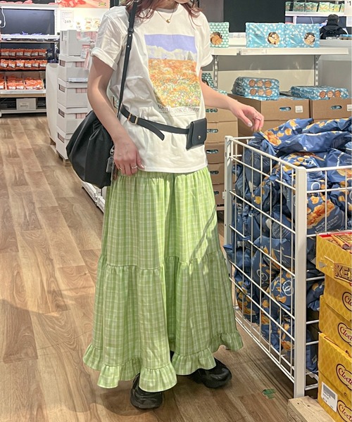 PILIT(ピリット)の「アソートプリントTee(Tシャツ/カットソー・レディース・ホワイト/オフホワイト・MEDIUM)」の5枚目の写真