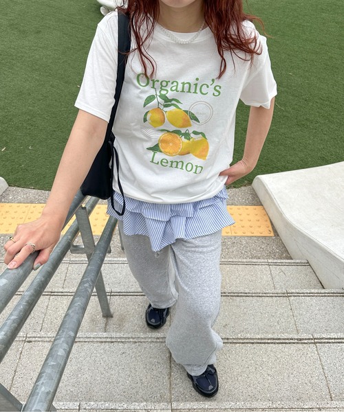 PILIT(ピリット)の「アソートプリントTee(Tシャツ/カットソー・レディース・ホワイト/オフホワイト・MEDIUM)」の18枚目の写真