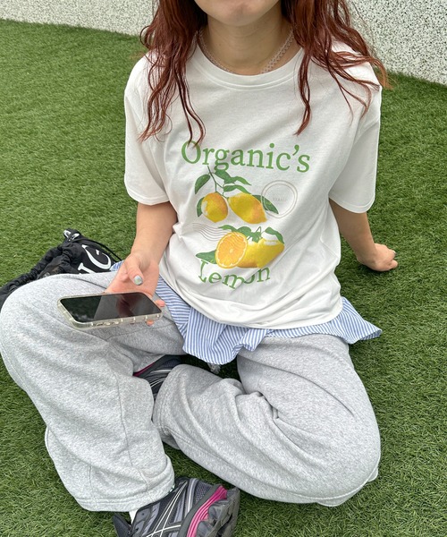 PILIT(ピリット)の「アソートプリントTee(Tシャツ/カットソー・レディース・ホワイト/オフホワイト・MEDIUM)」の19枚目の写真