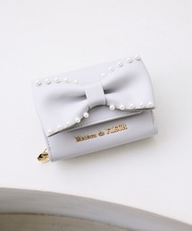 ⭐️新品・未使用⭐️Maison de FLEUR 三つ折り財布　リボンゴールド金具 Amazon | [メゾン ド フルール] 財布 F三つ折りｳｫﾚｯﾄ Lavender