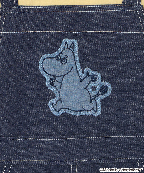 kladskap(クレードスコープ)の「MOOMIN/ムーミンアップリケ半袖カバーオール(ロンパース・キッズ・ベージュ/ネイビー・80cm/70cm)」の8枚目の写真