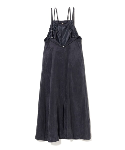 Ray BEAMS（レイビームス）の「RBS / フィブリル サテン キャミ ワンピース（ワンピース・レディース・ダークブラウン/ネイビー・0/1）」の13枚目の写真