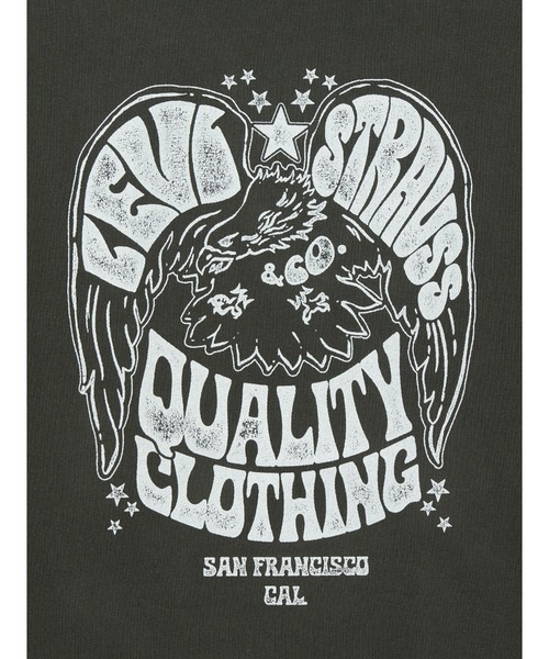 Levi's（リーバイス）の「Levi's/リーバイス グラフィック クルーネックスウェットシャツ（スウェット・レディース・ブラック・L/M/S）」の7枚目の写真