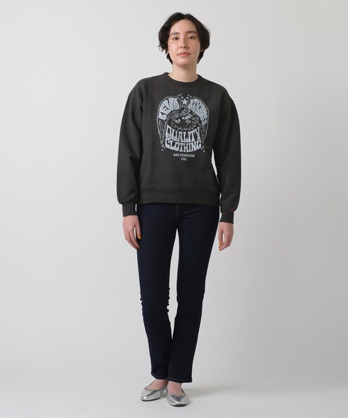 Levi's（リーバイス）の「Levi's/リーバイス グラフィック クルーネックスウェットシャツ（スウェット・レディース・ブラック・L/M/S）」の11枚目の写真