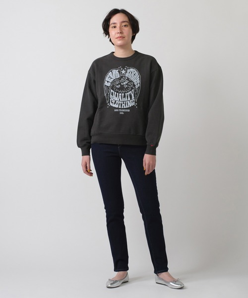 Levi's（リーバイス）の「Levi's/リーバイス グラフィック クルーネックスウェットシャツ（スウェット・レディース・ブラック・L/M/S）」の12枚目の写真