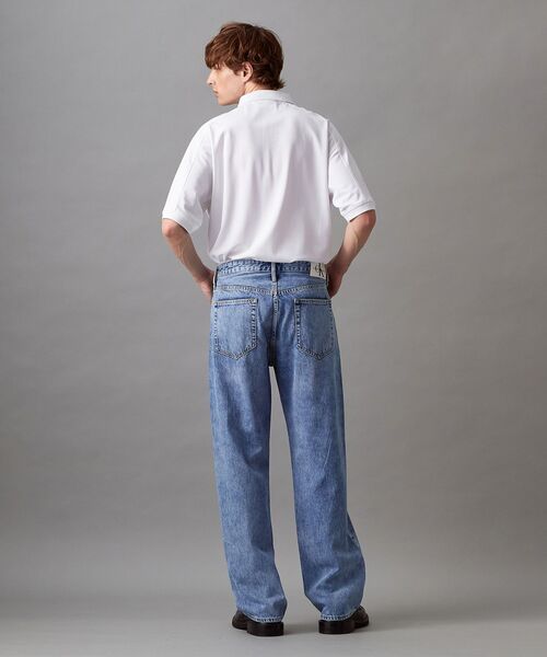 Calvin Klein（カルバン・クライン）の「クーリングポロシャツ（ポロシャツ・メンズ・ブルー/ホワイト・L/XL/M/S）」の6枚目の写真