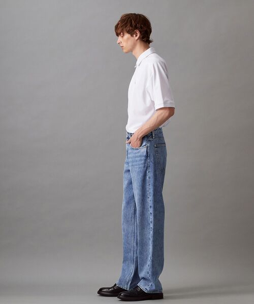 Calvin Klein（カルバン・クライン）の「クーリングポロシャツ（ポロシャツ・メンズ・ブルー/ホワイト・L/XL/M/S）」の7枚目の写真