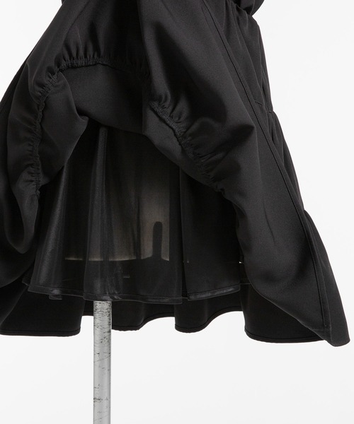 DearMyLoveRose(ディアマイラブローズ)の「ダブルフリルボウタイリボンワンピース(ワンピース・レディース・ブラック/スモークピンク/ホワイト/ラベンダー・3L/LL/LARGE/MEDIUM/SMALL)」の12枚目の写真