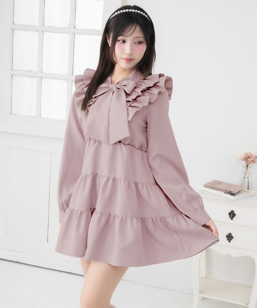 DearMyLoveRose（ディアマイラブローズ）の「ダブルフリルボウタイ