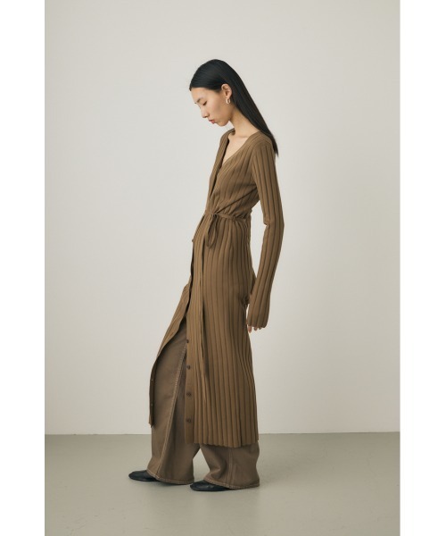 M_(エムアンダーバー)の「【M_】BUTTON UP KNIT ドレス(ワンピース・レディース・ライトグリーン/ブラック/カーキ・1/2)」の14枚目の写真