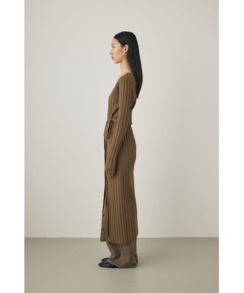 M_(エムアンダーバー)の「【M_】BUTTON UP KNIT ドレス(ワンピース・レディース・ライトグリーン/ブラック/カーキ・1/2)」の15枚目の写真