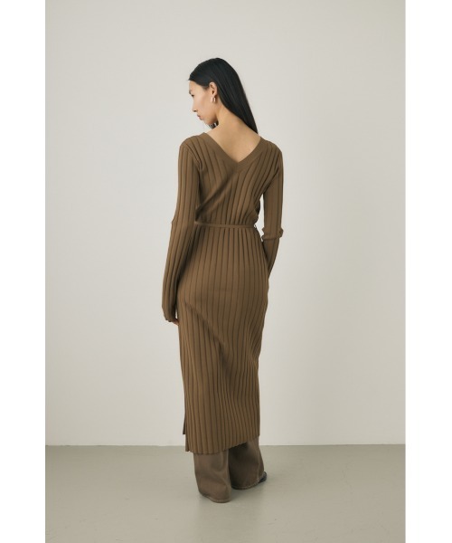 M_(エムアンダーバー)の「【M_】BUTTON UP KNIT ドレス(ワンピース・レディース・ライトグリーン/ブラック/カーキ・1/2)」の16枚目の写真