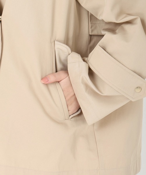 STRAWBERRY-FIELDS（ストロベリーフィールズ）の「ミドル丈トレンチコート　その他アウター（その他トップス・レディース・ベージュ/ネイビー・2）」の11枚目の写真