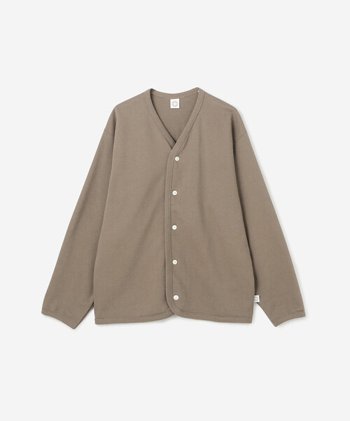 ORCIVAL（オーシバル）の「ORCIVAL | コットン Vネックカーディガン MEN（カーディガン/ボレロ・メンズ・ブラック/グレイッシュベージュ・3/5）」の3枚目の写真
