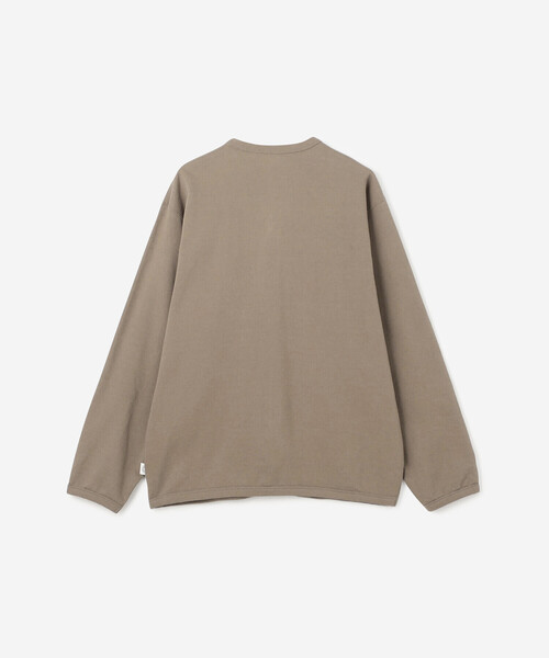 ORCIVAL（オーシバル）の「ORCIVAL | コットン Vネックカーディガン MEN（カーディガン/ボレロ・メンズ・ブラック/グレイッシュベージュ・3/5）」の4枚目の写真