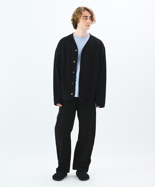 ORCIVAL（オーシバル）の「ORCIVAL | コットン Vネックカーディガン MEN（カーディガン/ボレロ・メンズ・ブラック/グレイッシュベージュ・3/5）」の12枚目の写真